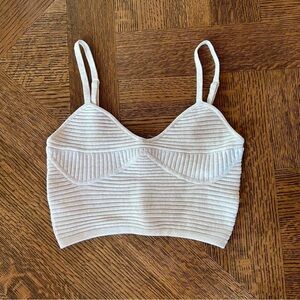 Aerie heathered grey Ribbed Tank Top